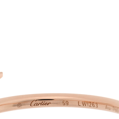 Cartier 18K Pink Gold Small Juste Un Clou Ring 59 8.75 4 of 5
