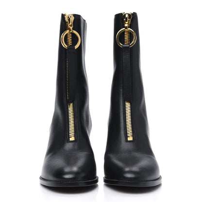 Christian Dior Calfskin Effrontee Holt Ankle Boot 37 Black 2 of 9