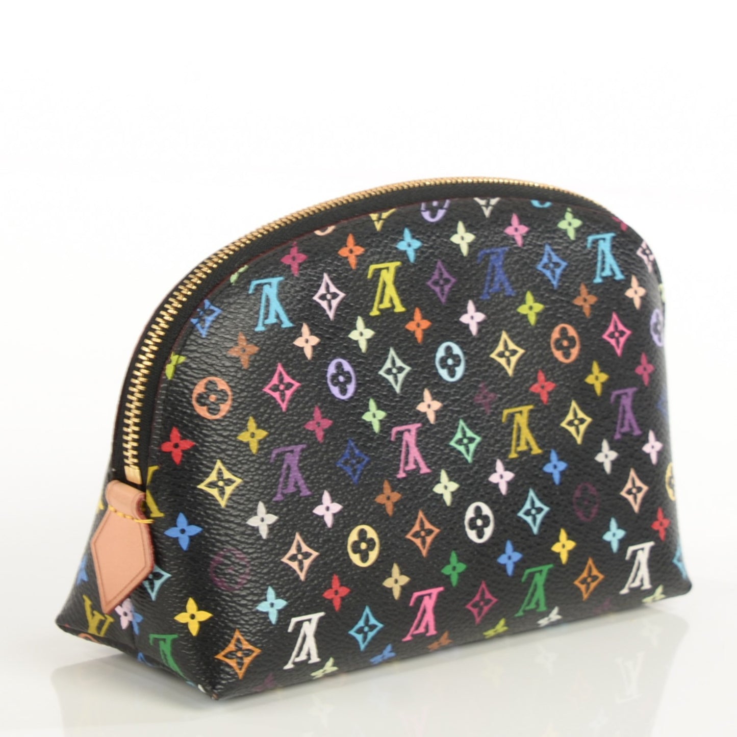 Monogram Multicolor Cosmetic Pouch Black Grenade