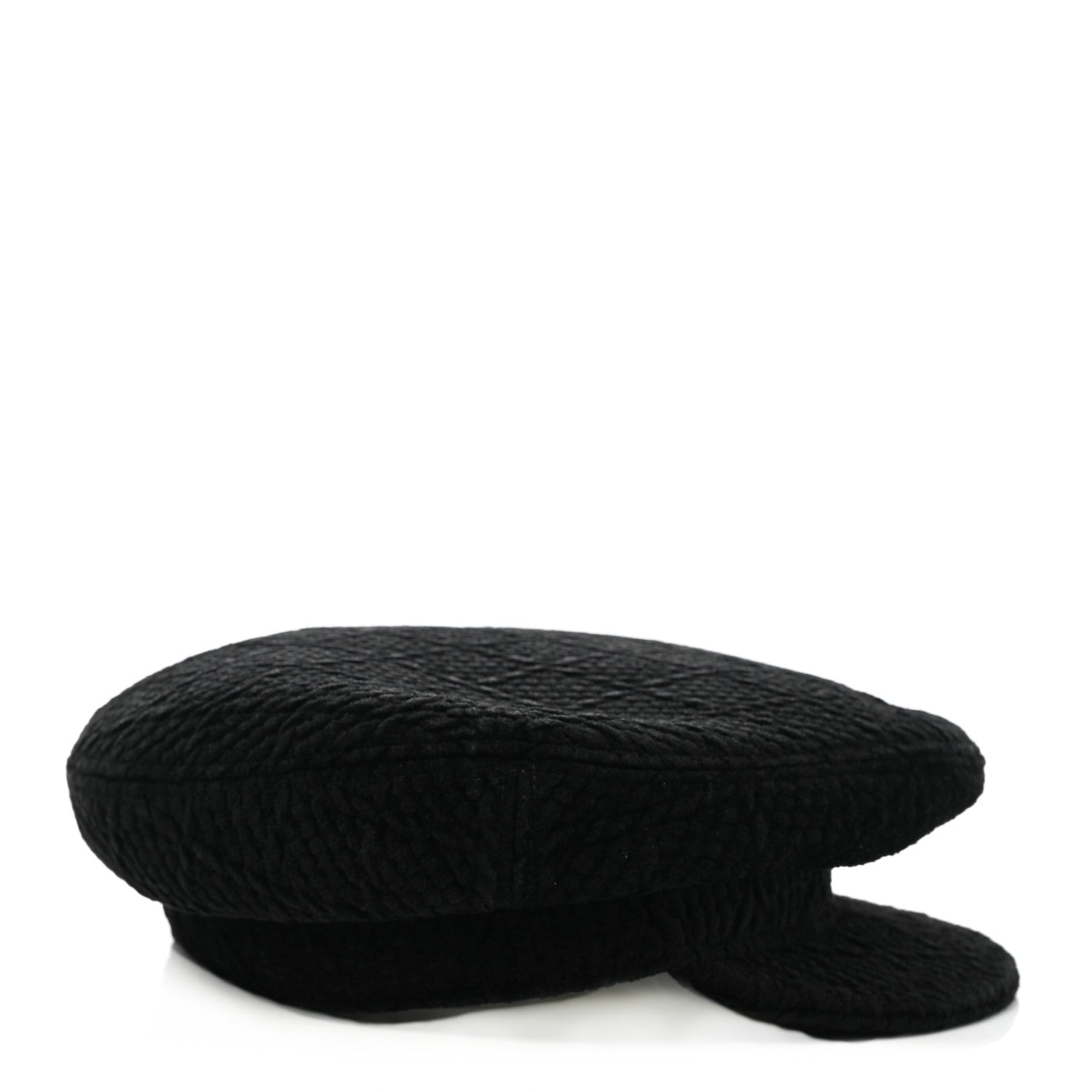 Chanel Viscose Silk Quilted CC Cap M Black 4 of 8