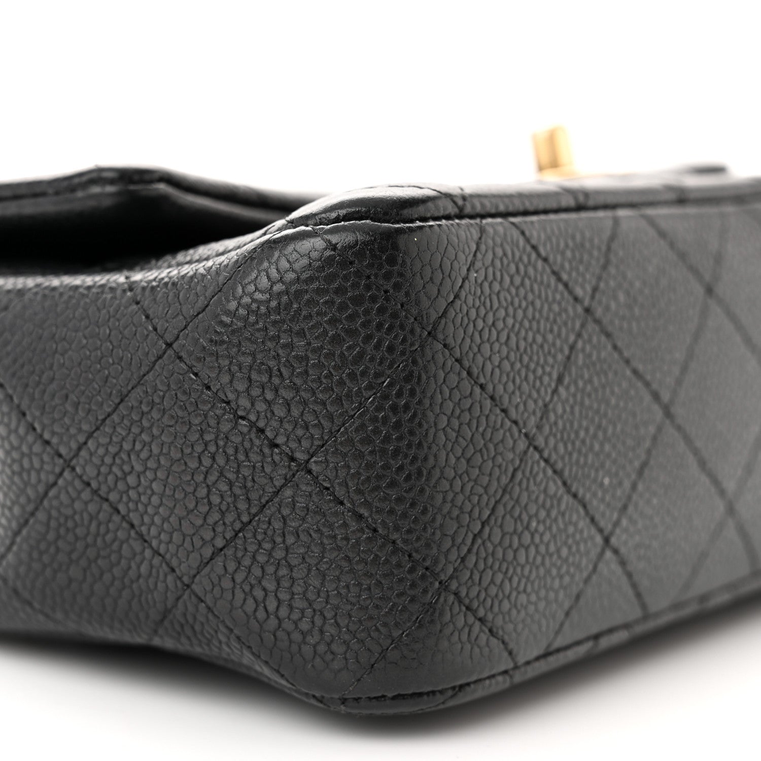 Chanel Caviar Quilted Mini Rectangular Flap Black 9 of 11