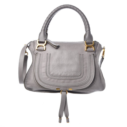 Chloe Calfskin Medium Marcie Satchel Cashmere Grey 1 of 11