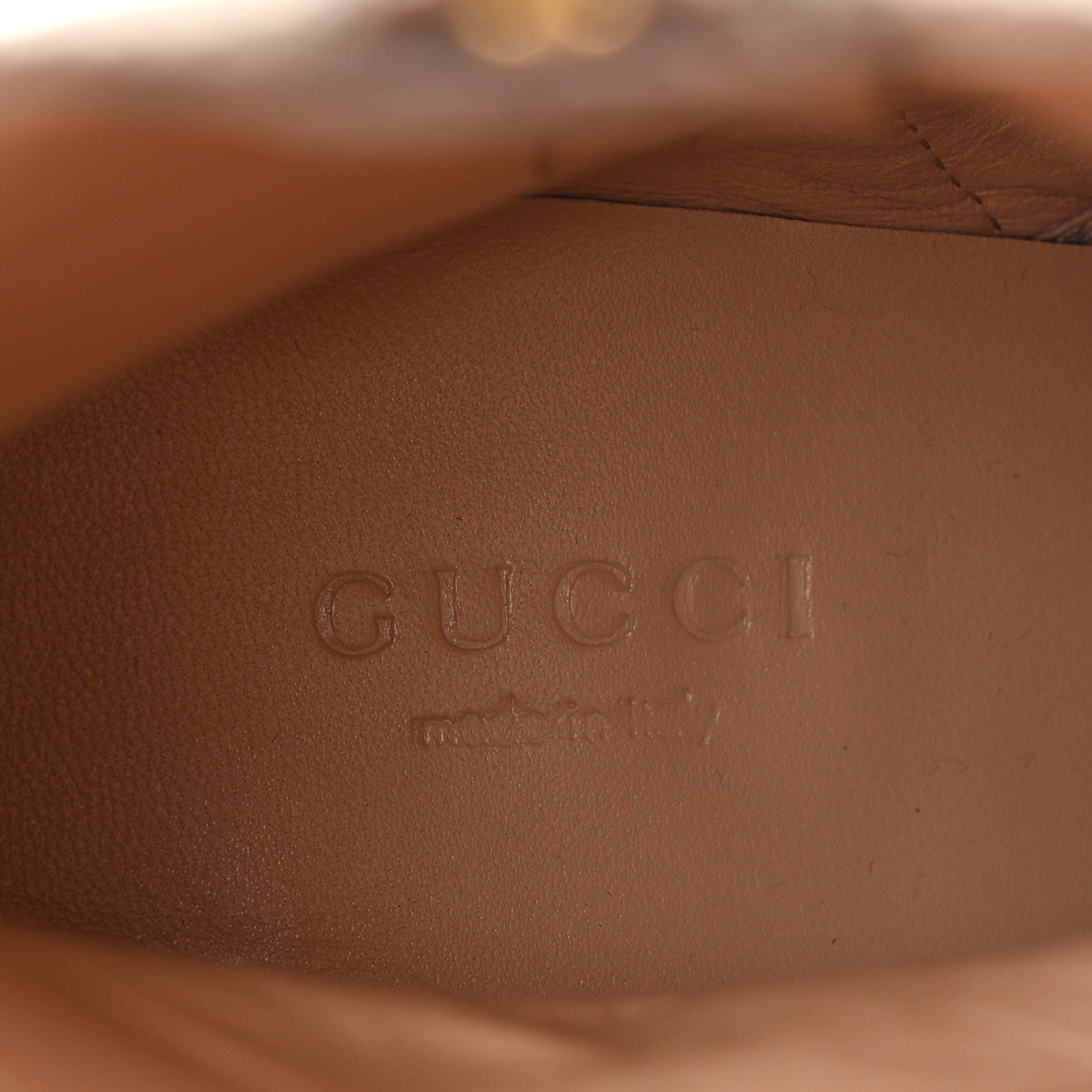Gucci GG Supreme Monogram Malaga Kid Blondie 55mm Ankle Boots 35 Beige Ebony New Acero 7 of 13