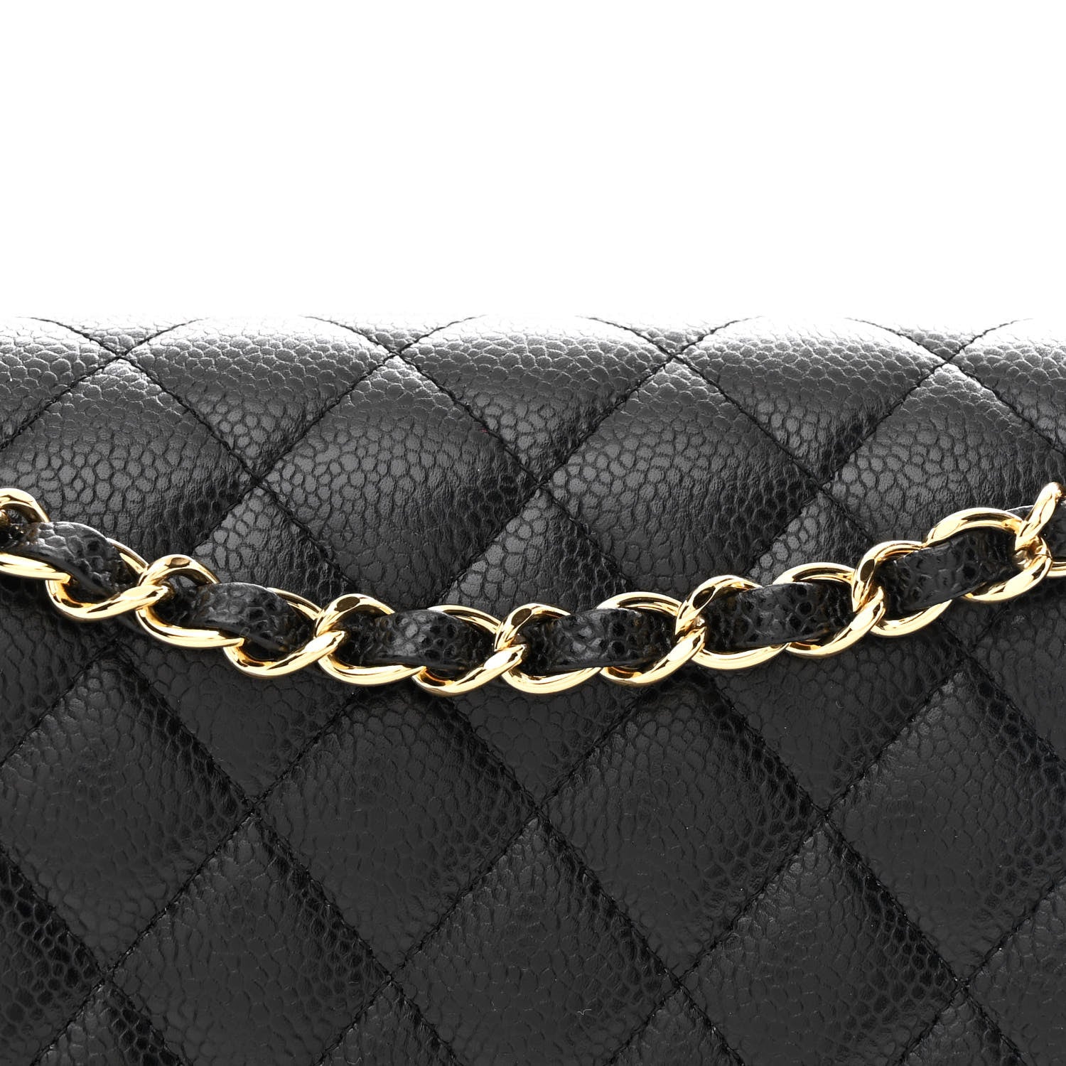 Chanel Caviar Quilted Medium Double Flap Black 7 of 9