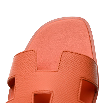 Hermes Epsom Oran Sandals 37 Orange Poppy 9 of 11