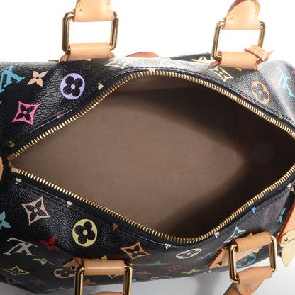 Louis Vuitton Monogram Multicolor Speedy 30 Black 5 of 8