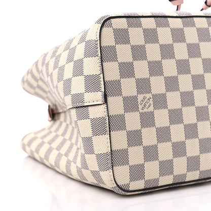 Louis Vuitton Damier Azur Neonoe MM Eau De Rose 8 of 9