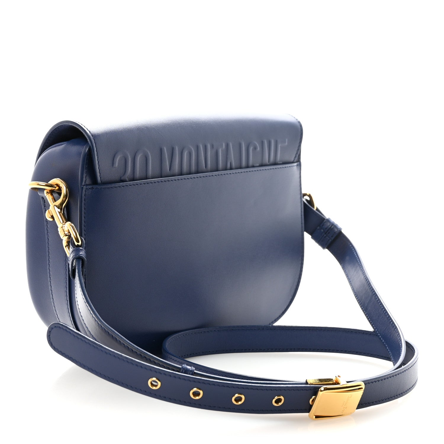 Christian Dior Box Calfskin Medium Bobby Flap Blue 3 of 10