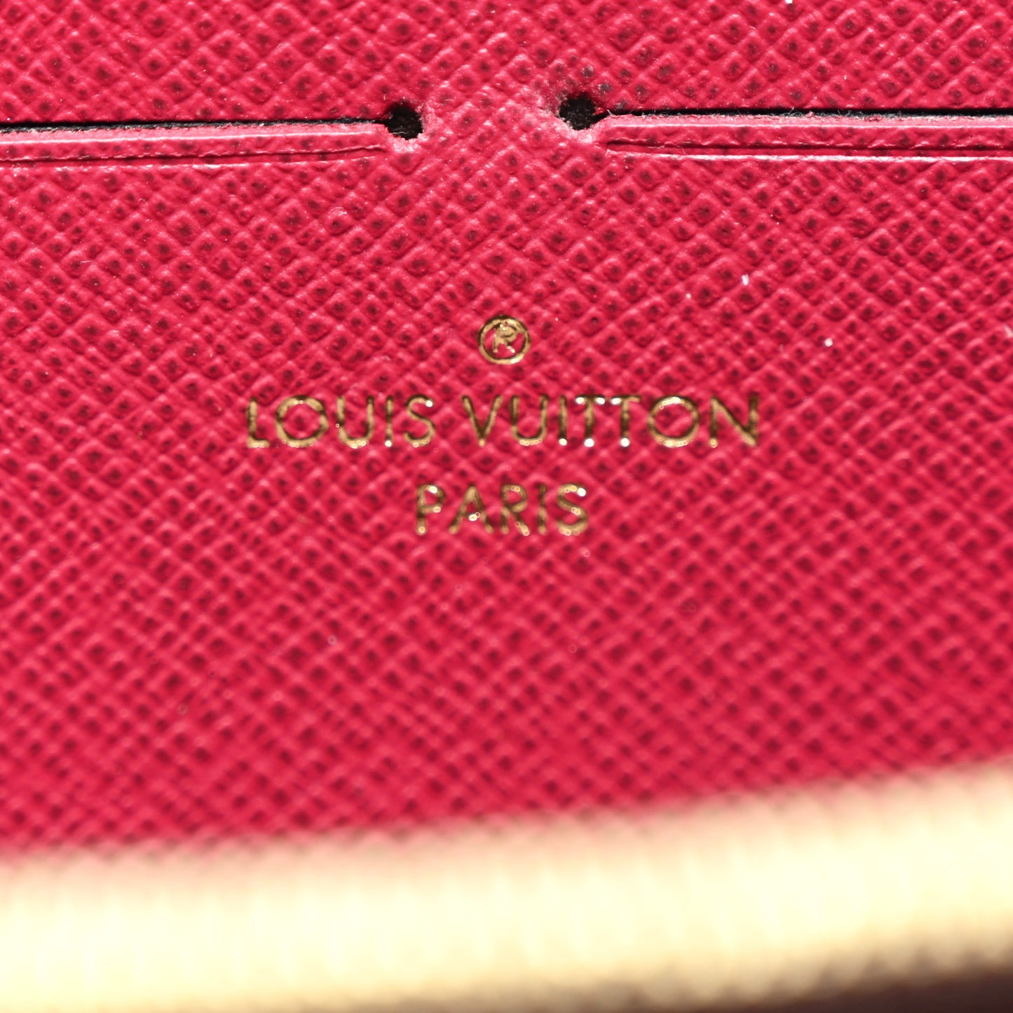 Monogram Clemence Wallet Fuchsia