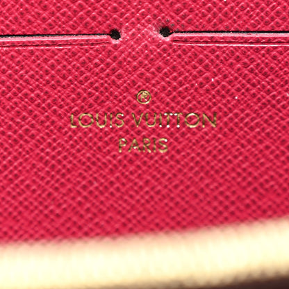 Louis Vuitton Monogram Clemence Wallet Fuchsia 6 of 7