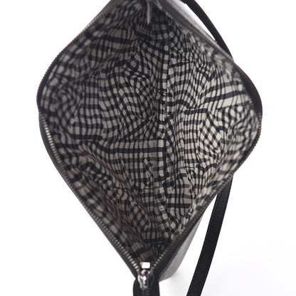 MCM Visetos Liz Shopper Tote Pouch Black 7 of 8