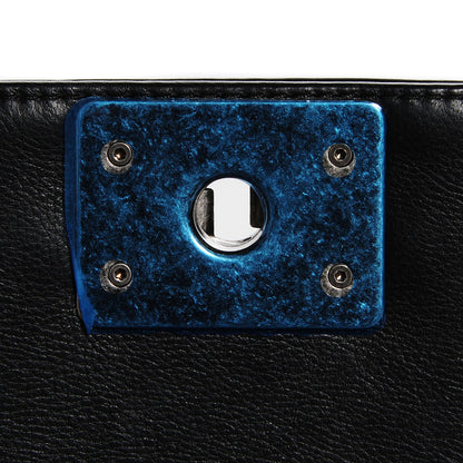 Chanel Calfskin Double Stitch Small Boy Flap Black 6 of 9
