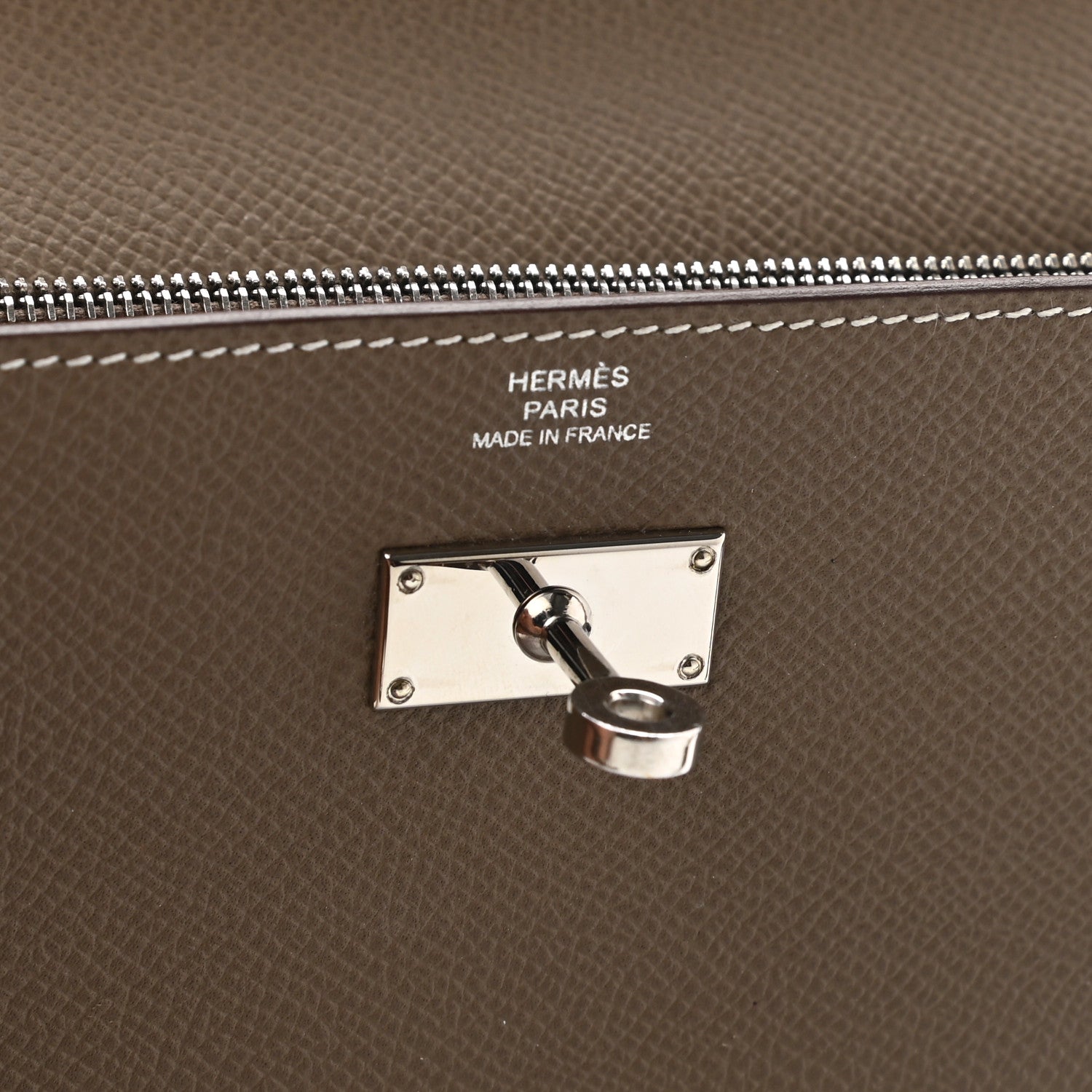 Hermes Epsom Kelly Longue Wallet Etoupe 6 of 8