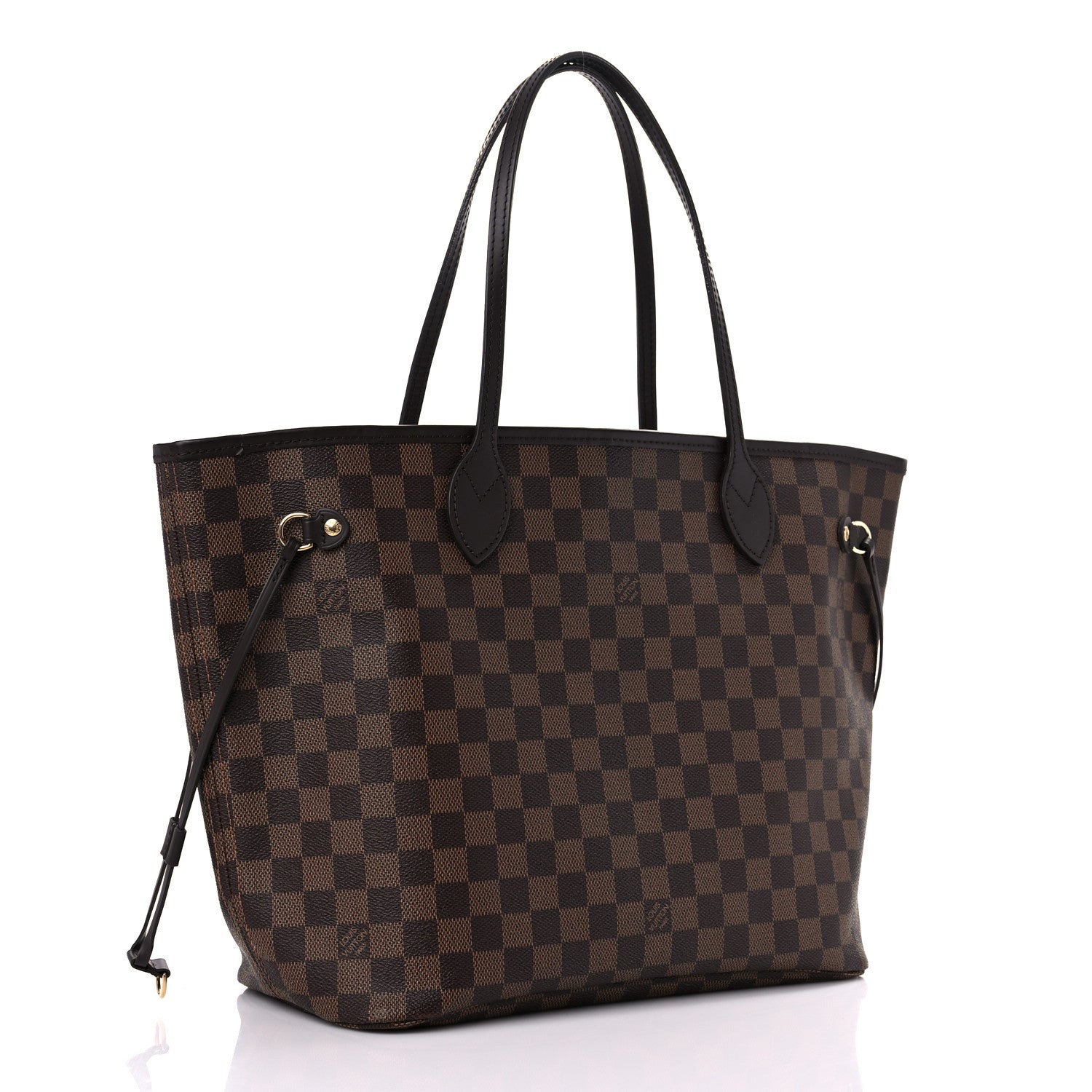 Louis Vuitton Damier Ebene Neo Neverfull MM Rose Ballerine 3 of 13