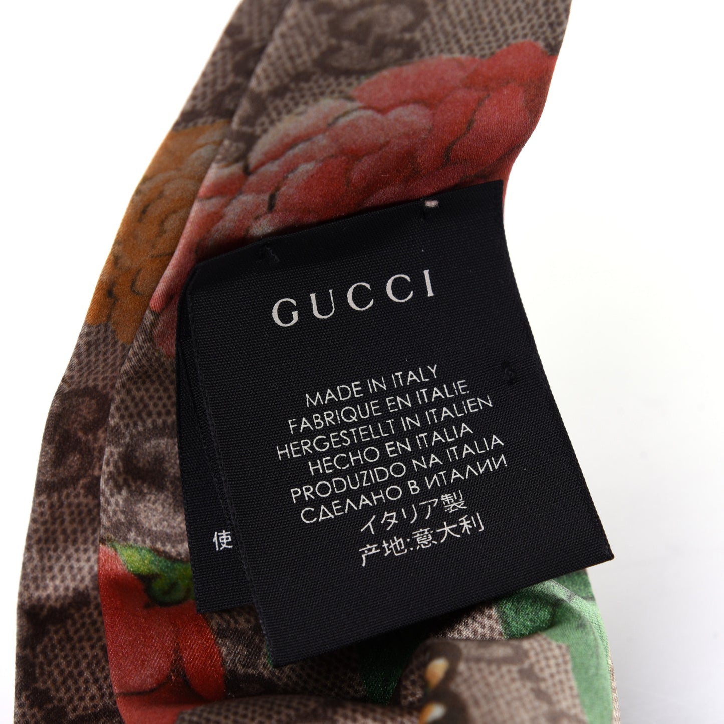 Silk Monogram Tian Print Tiana Duchesse Headband