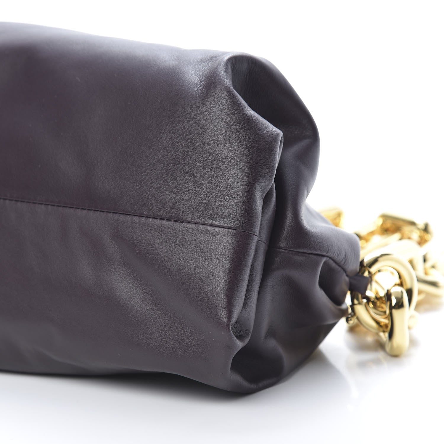 Bottega Veneta Calfskin The Pouch Chain Grape 9 of 11