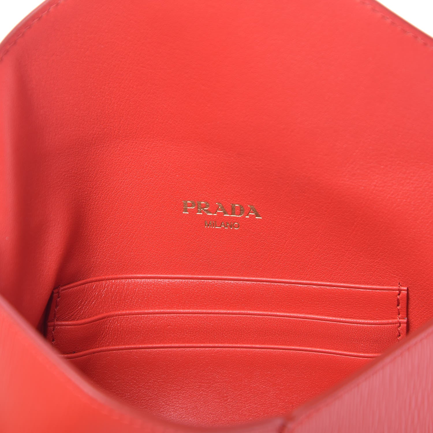 Prada Vitello Move Envelope Wallet Lacca 6 of 8