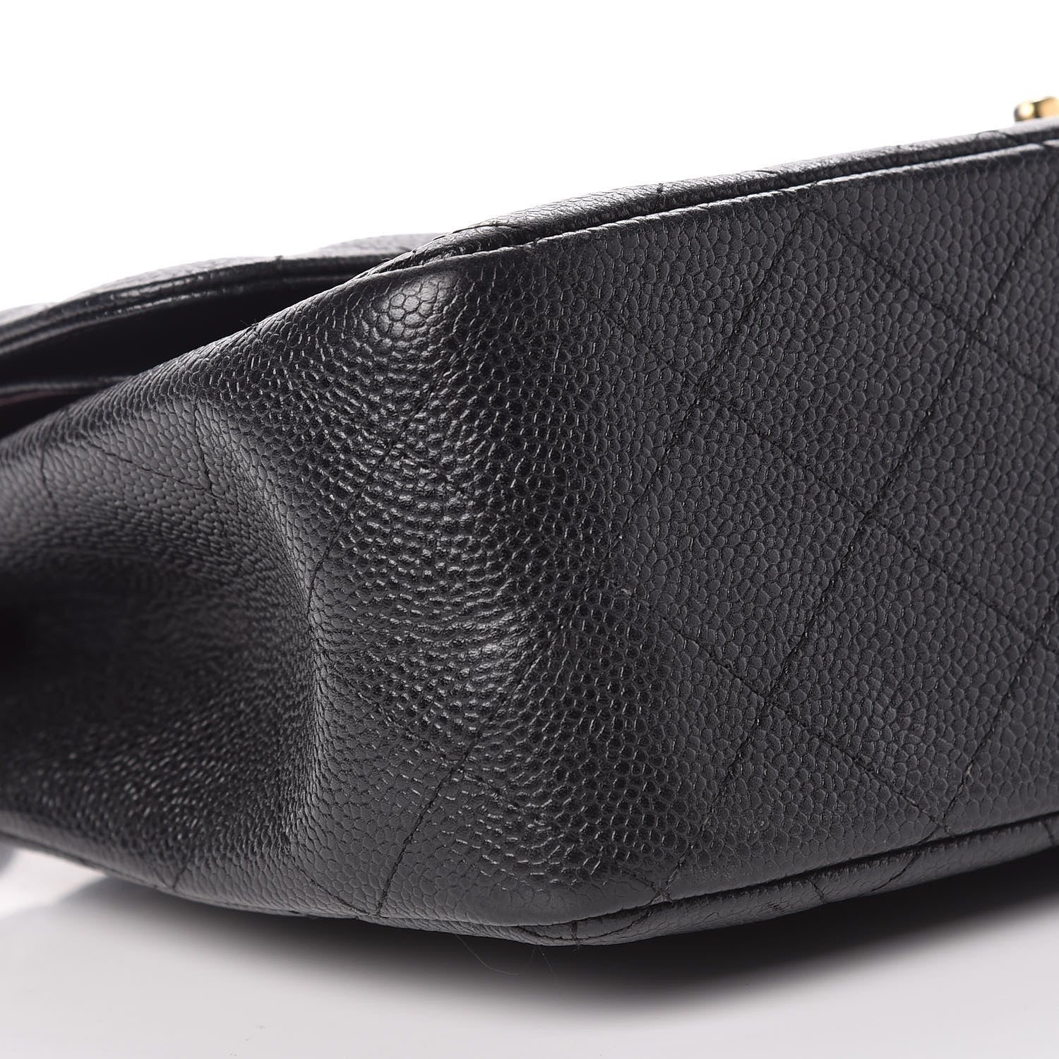 Chanel Caviar Quilted Jumbo Double Flap Black 9 of 14