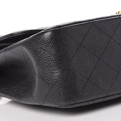 Chanel Caviar Quilted Jumbo Double Flap Black 9 of 14