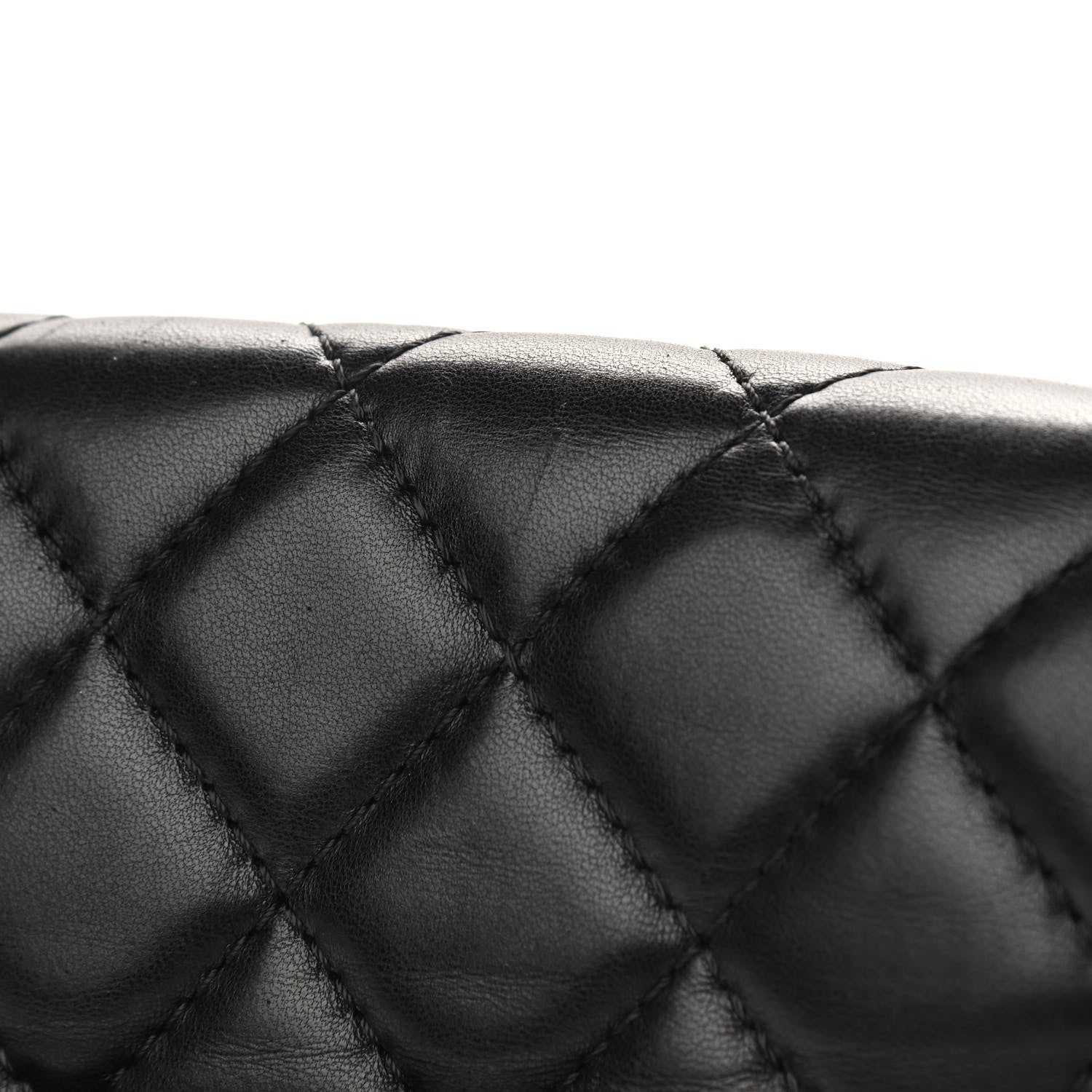 Chanel Lambskin Quilted Large Geometric Flap Black 9 of 11