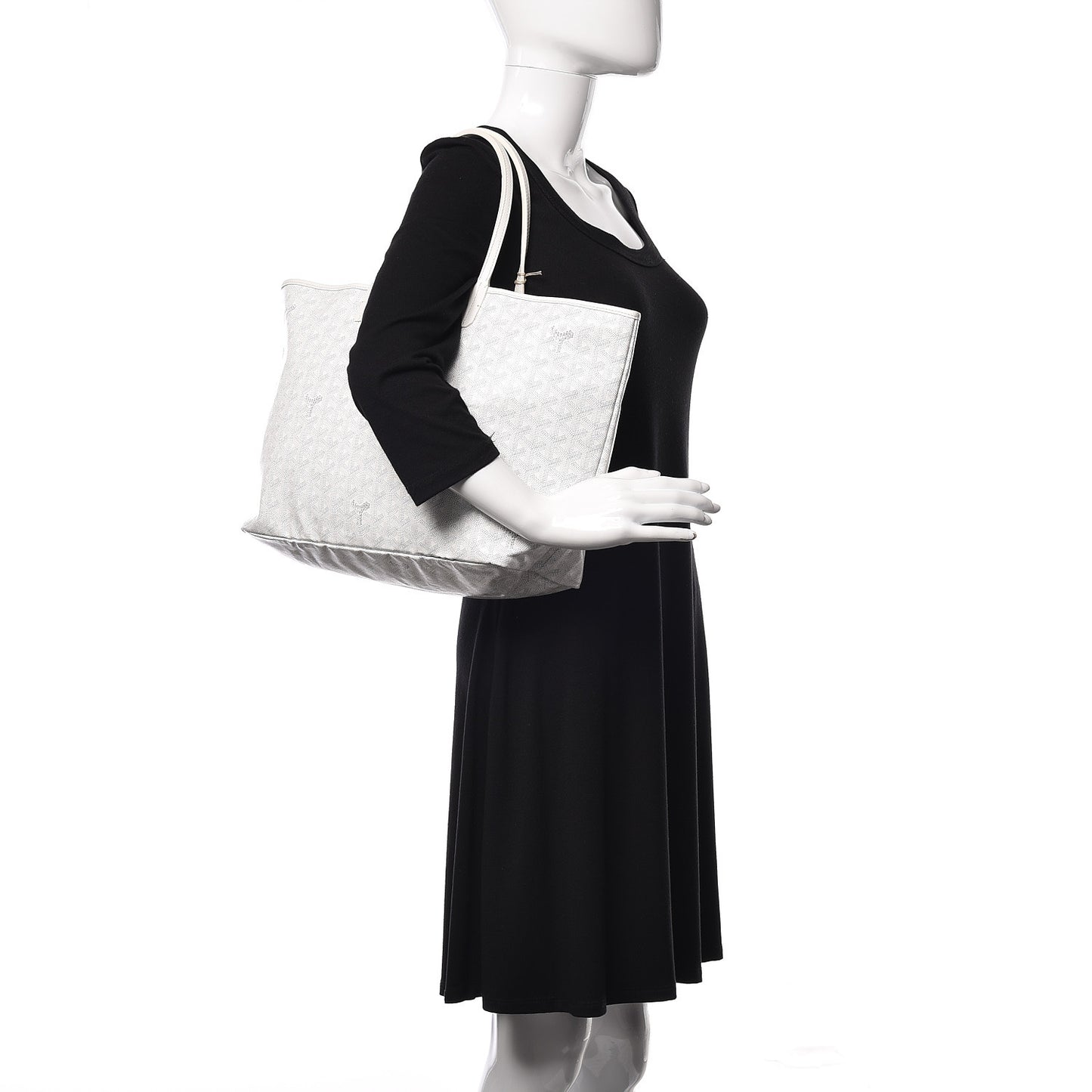 Goyardine Saint Louis PM White