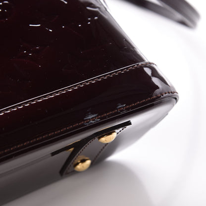 Louis Vuitton Vernis Alma BB Amarante 9 of 9