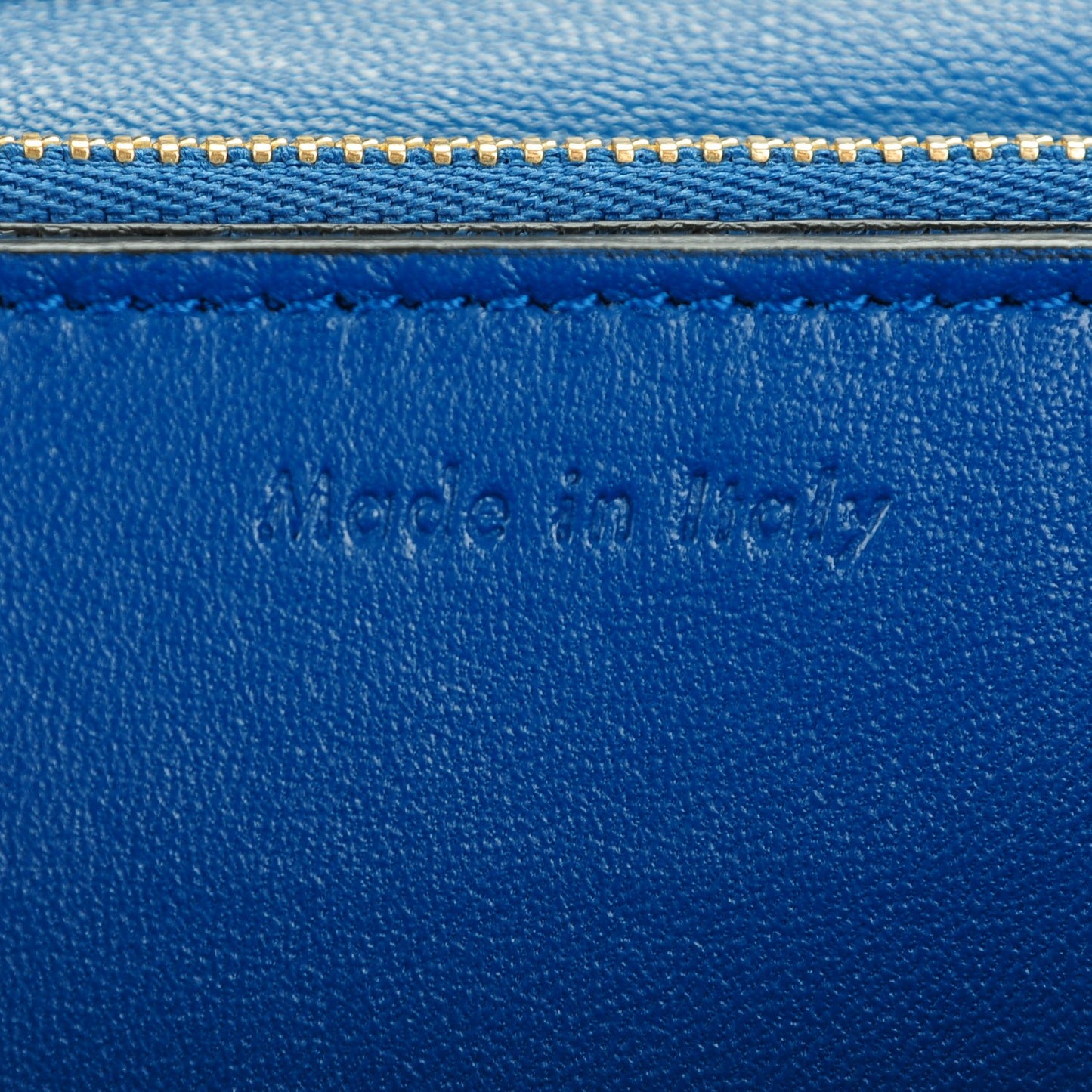 Goatskin Medium Classic Box Flap Bag Sea