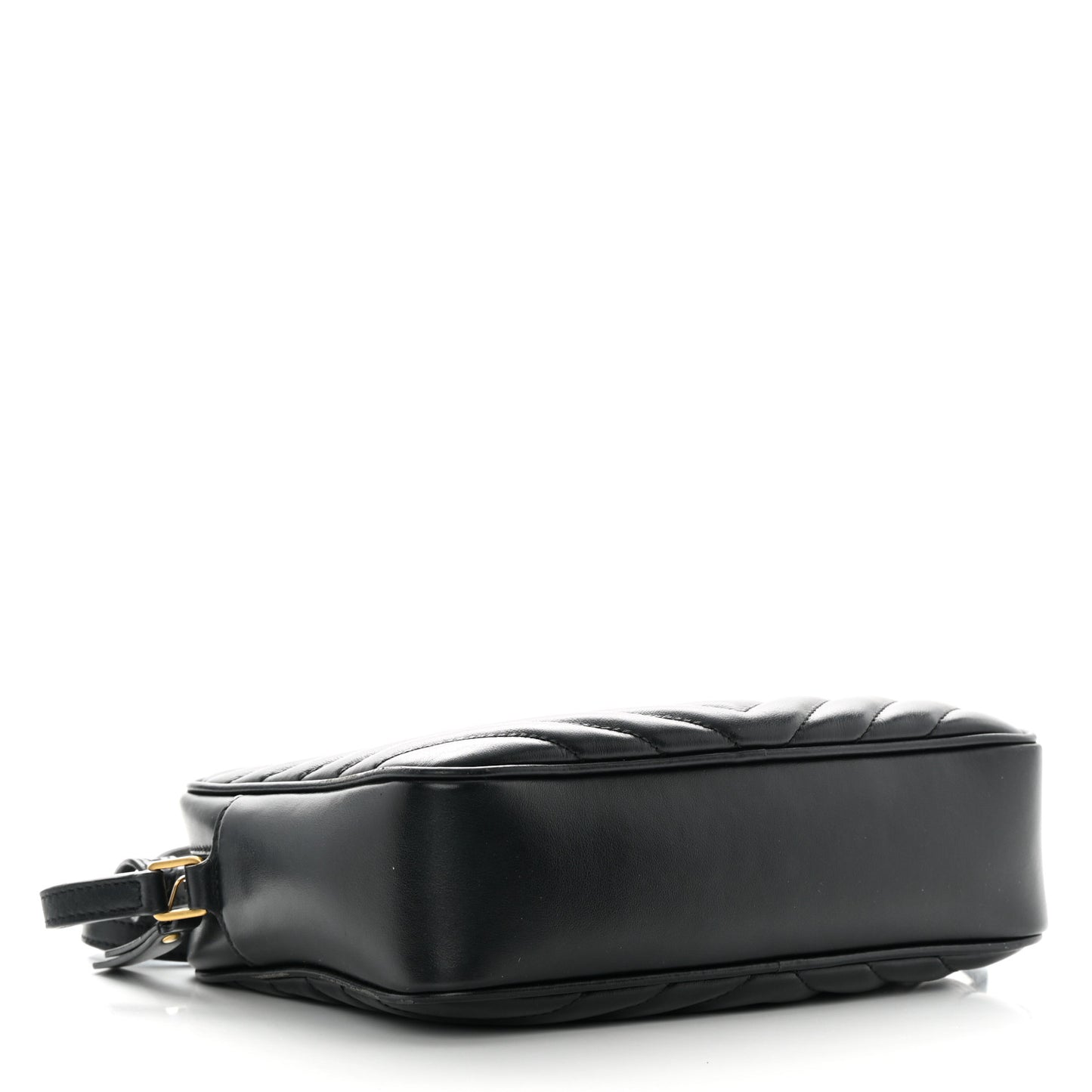 Calfskin Matelasse Monogram Lou Camera Bag Black
