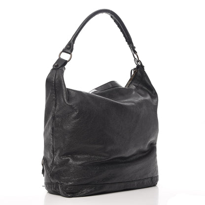 Balenciaga Agneau Classic Hardware Day Hobo Black 3 of 3
