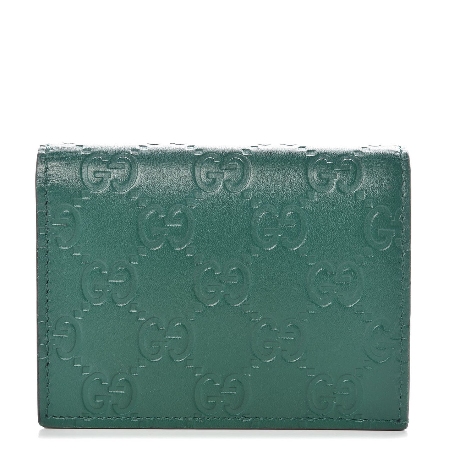 Guccissima Card Case Wallet Green