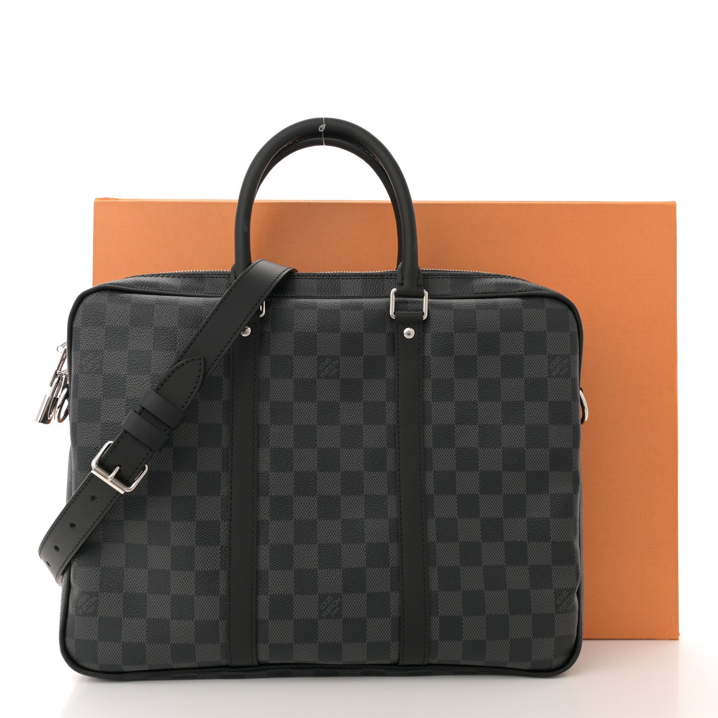 Damier Graphite Porte Documents Voyage PM