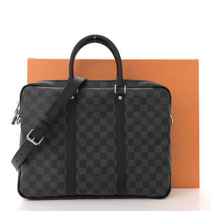 Louis Vuitton Damier Graphite Porte Documents Voyage PM 9 of 9