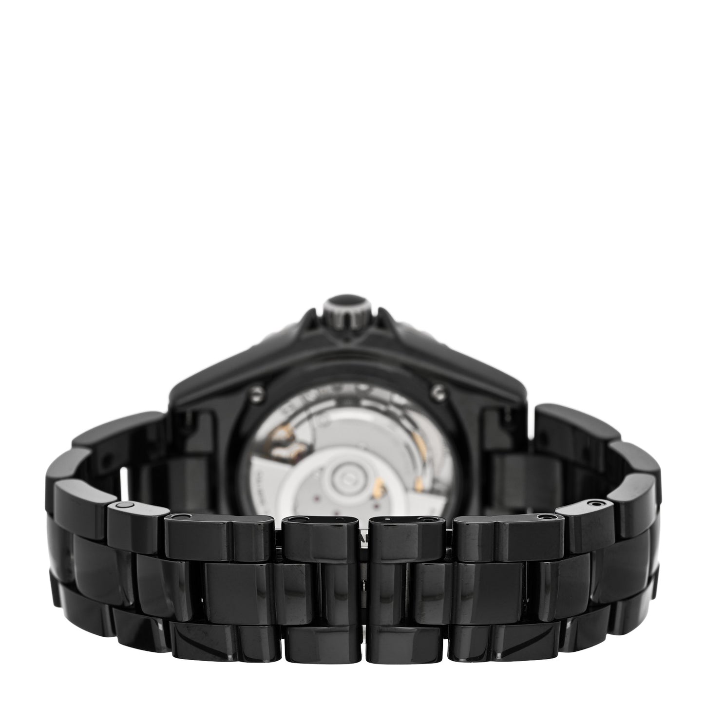 Stainless Steel Ceramic 38mm J12 Automatic Watch Black