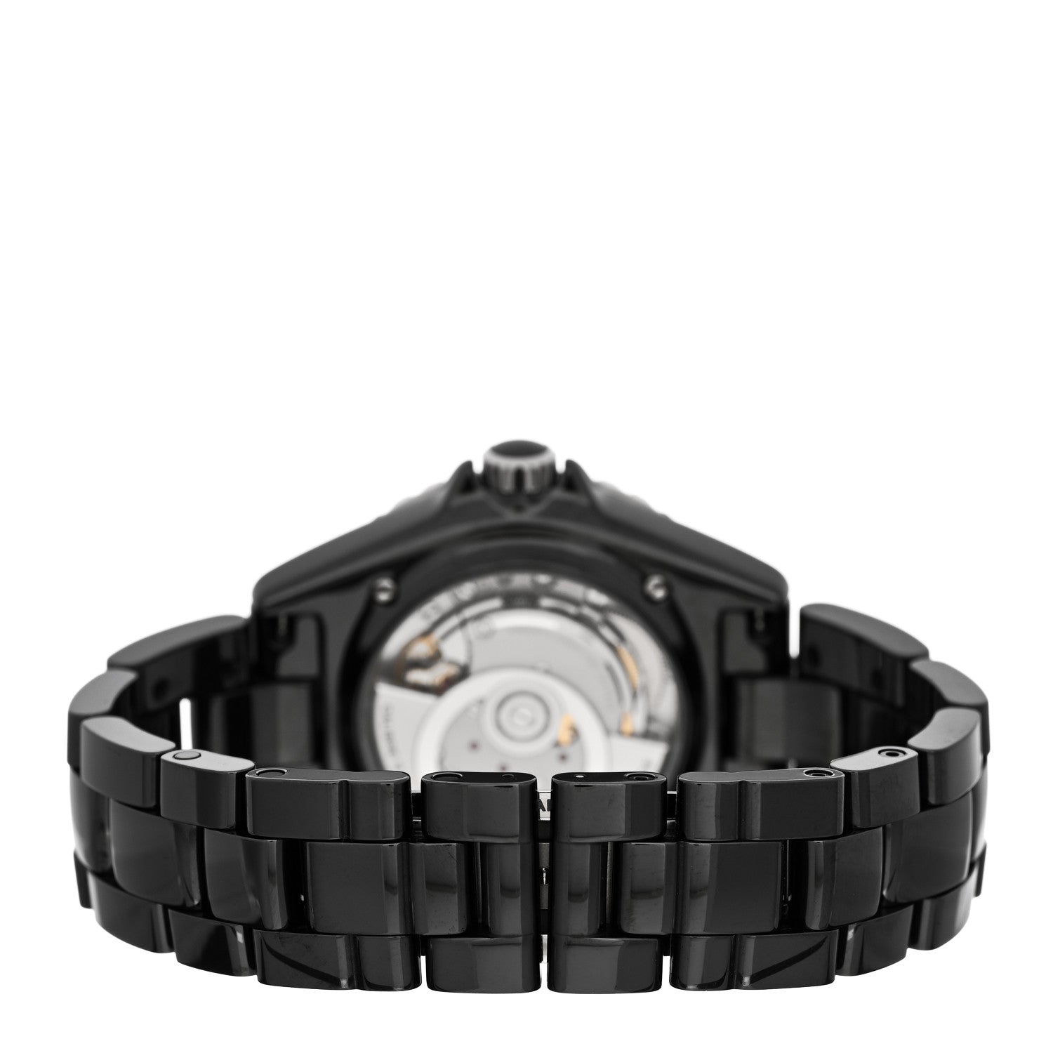 Chanel Stainless Steel Ceramic 38mm J12 Automatic Watch Black 3 of 5