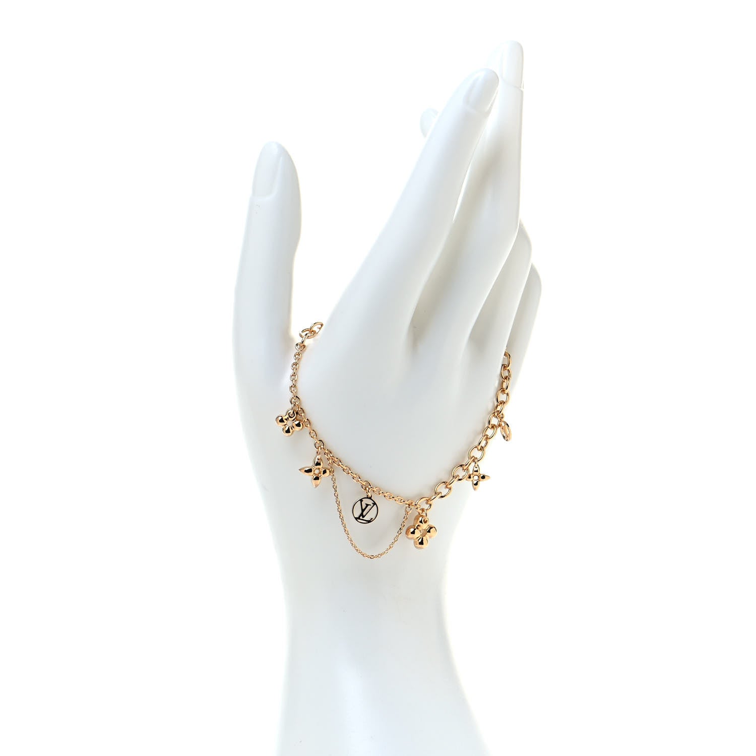 Louis Vuitton Metal Monogram Blooming Supple Bracelet 2 of 5