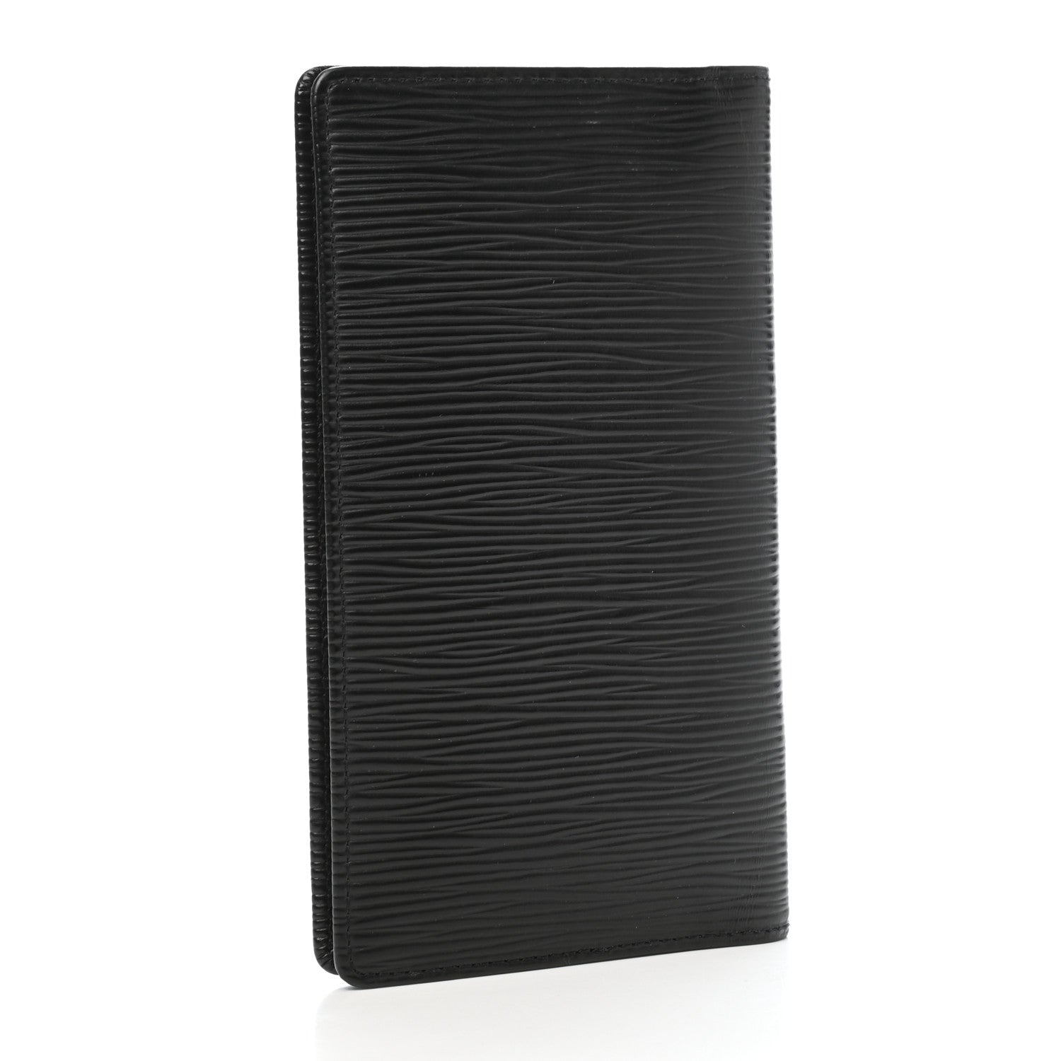 Louis Vuitton Epi Checkbook Organizer Wallet Black 3 of 7