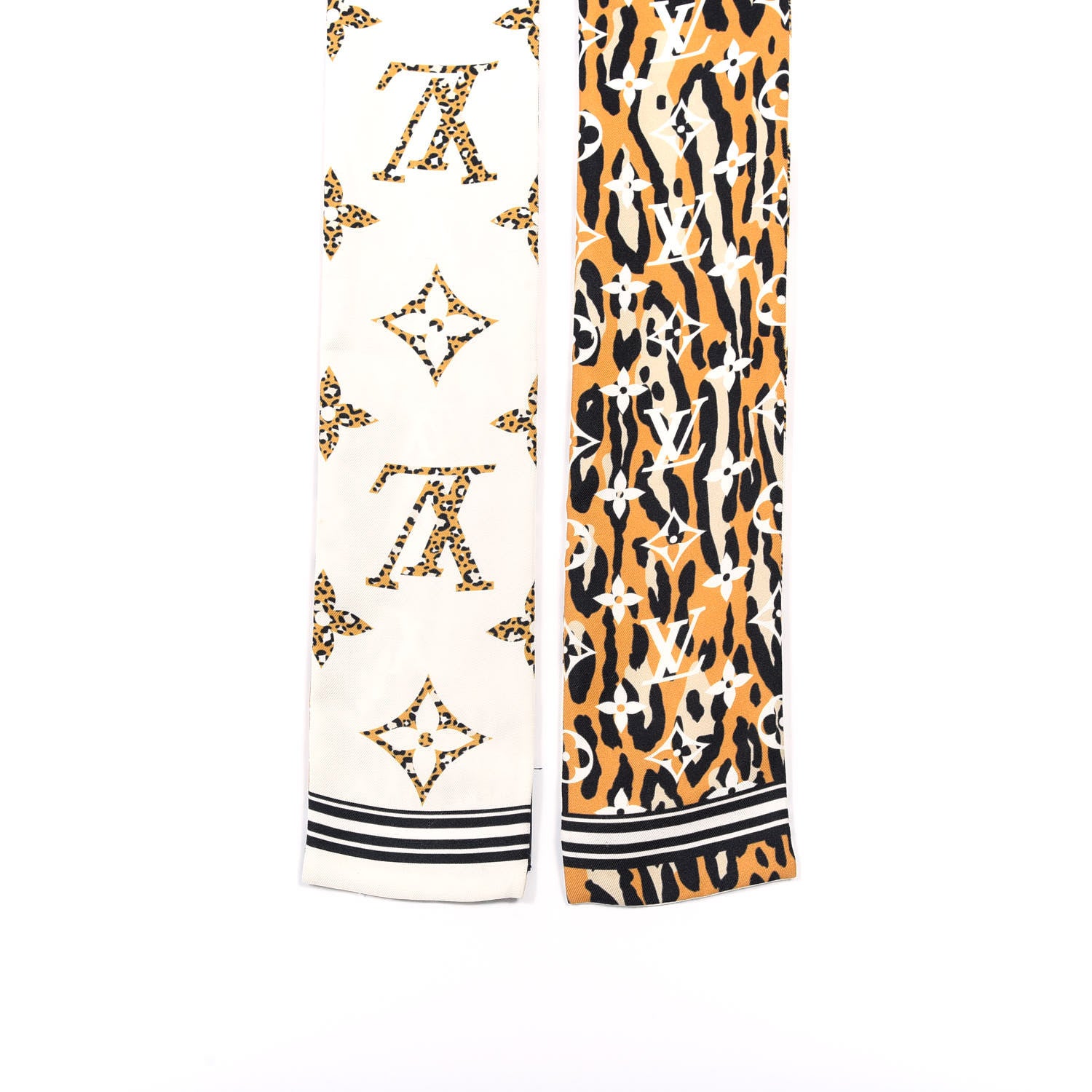 Louis Vuitton Silk Monogram Giant Jungle Bandeau Ivory 3 of 5