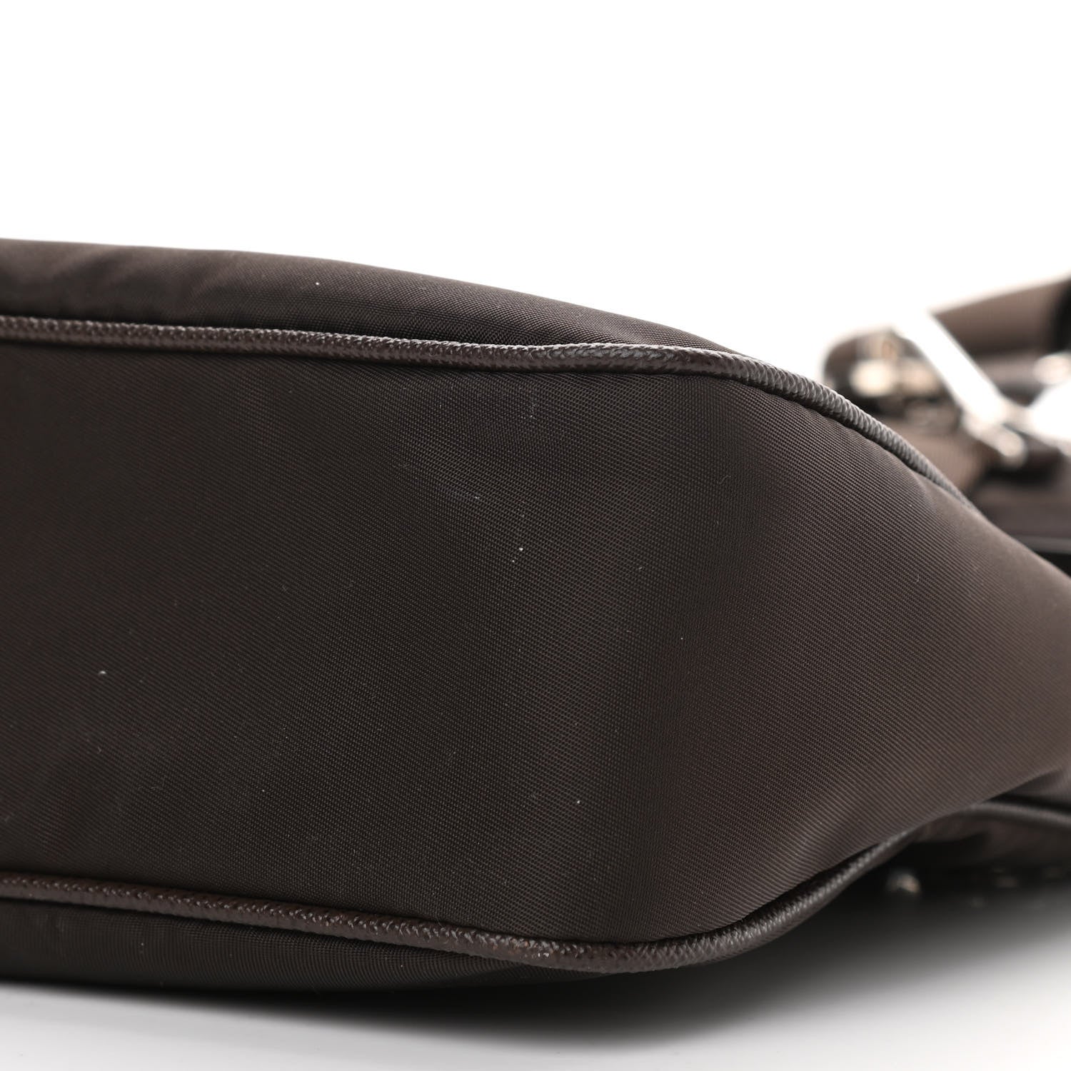 Prada Tessuto Nylon Re-Edition 2005 Shoulder Bag Caffe 9 of 9