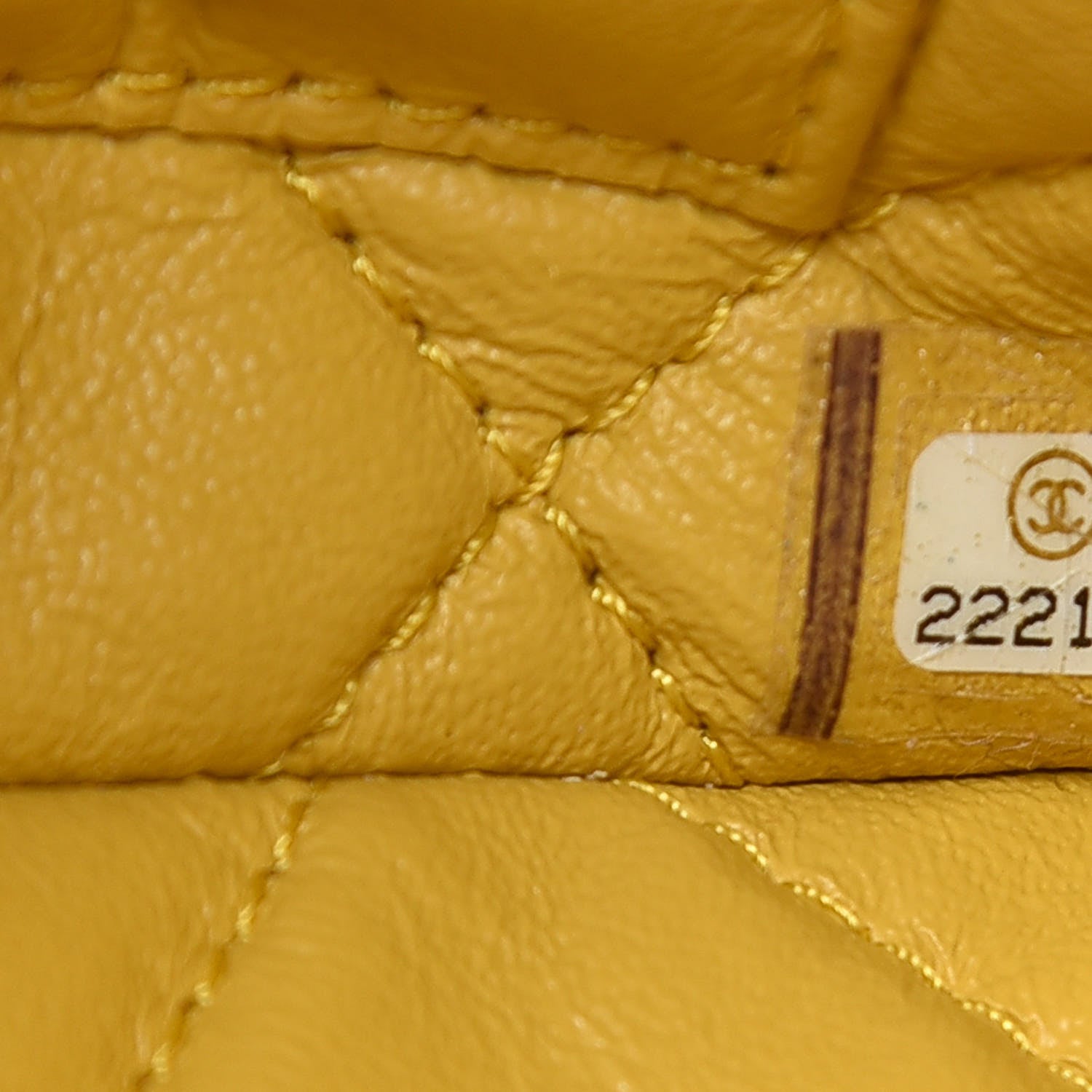 Chanel Calfskin Stitched Urban Luxury Top Handle Bag Yellow 8 of 20