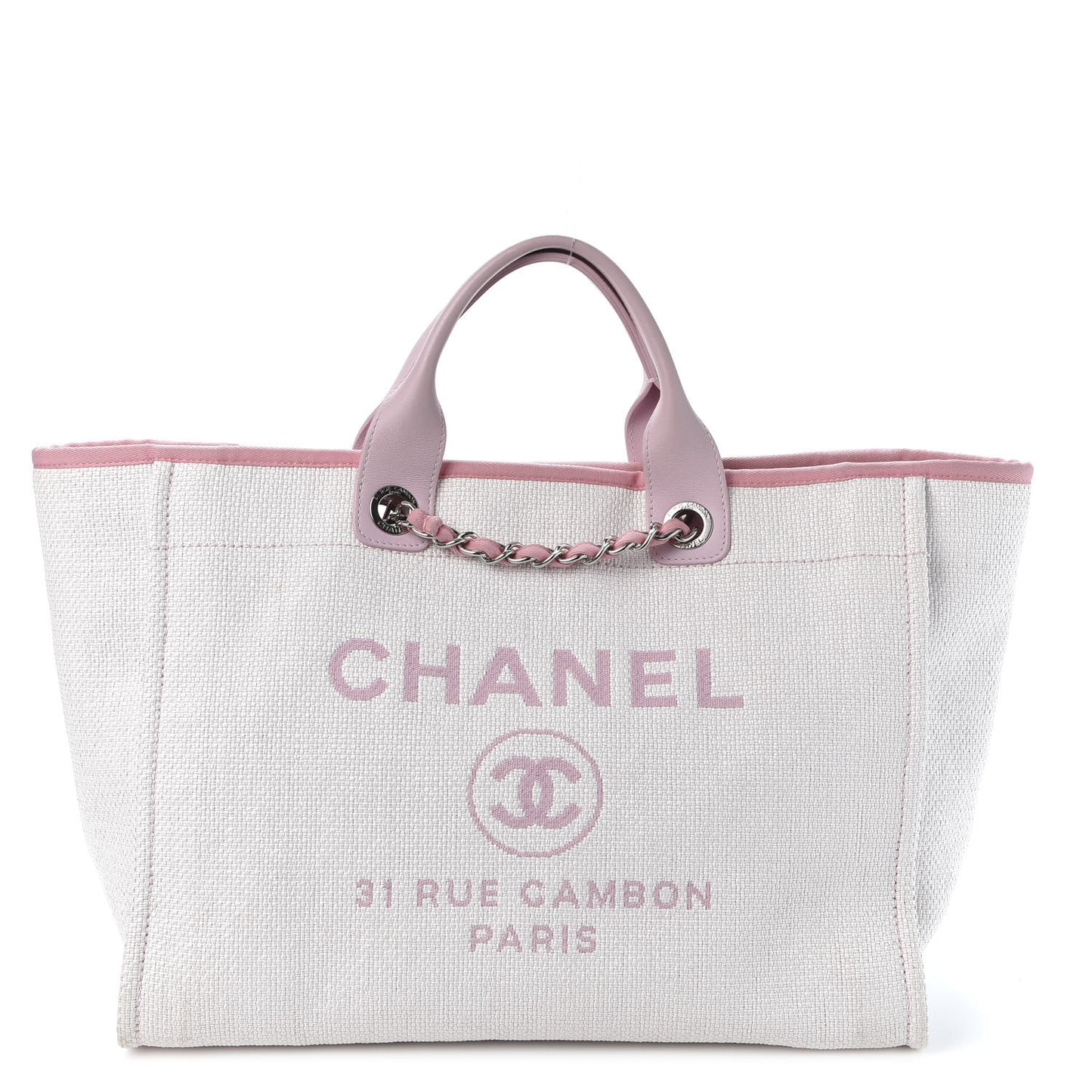 Canvas Medium Deauville Tote Pink