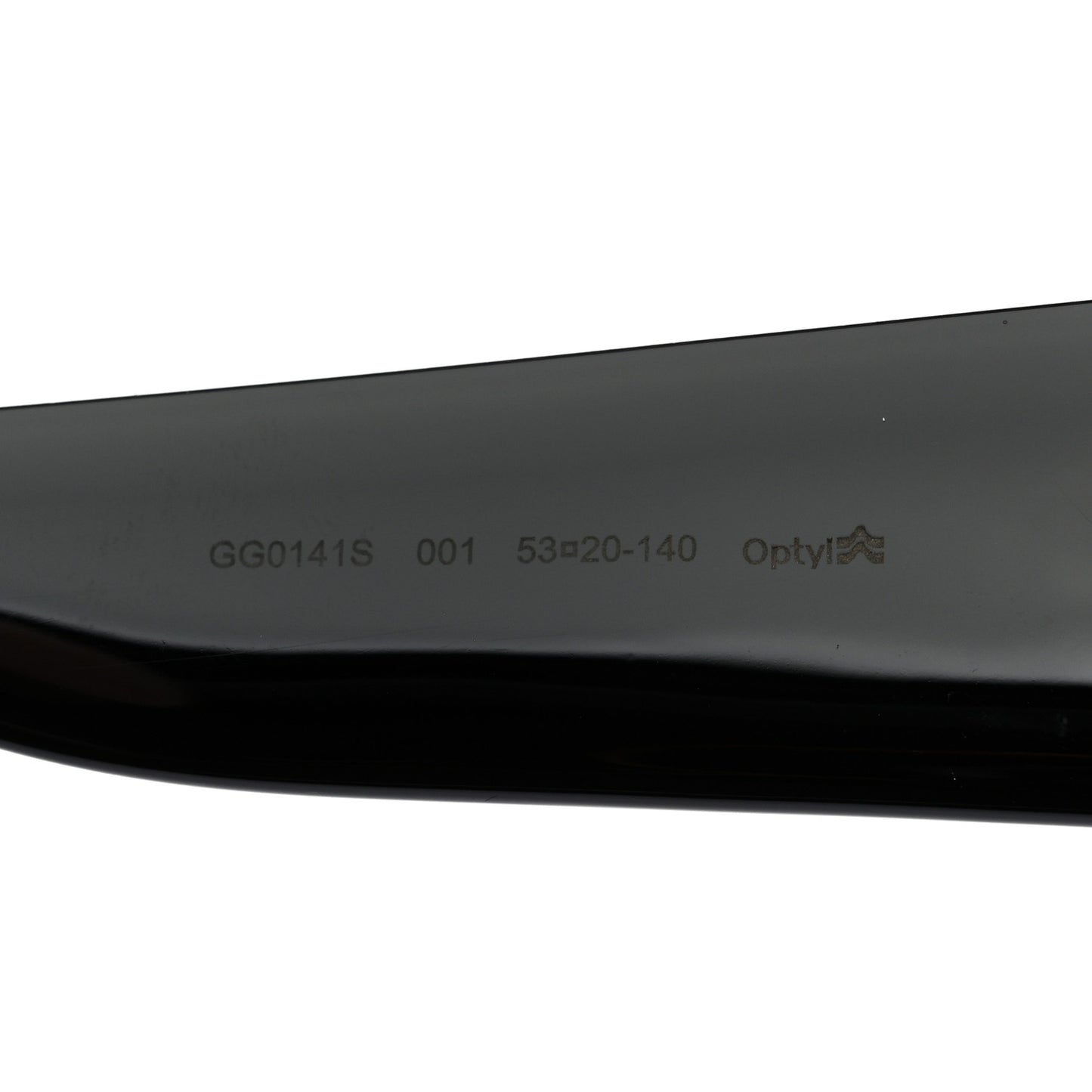 Acetate Square Frame Sunglasses GG0141S Black
