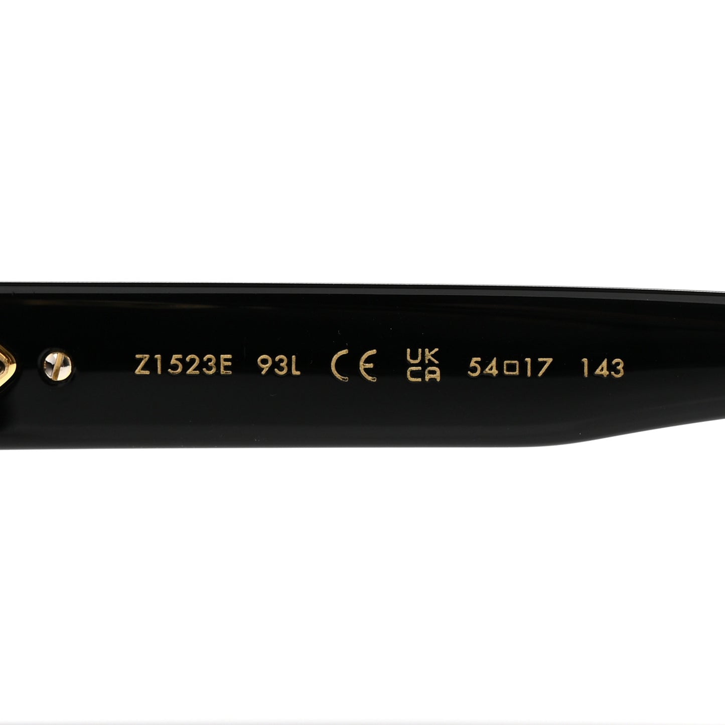 Acetate My Monogram Square Sunglasses Z1523E Black