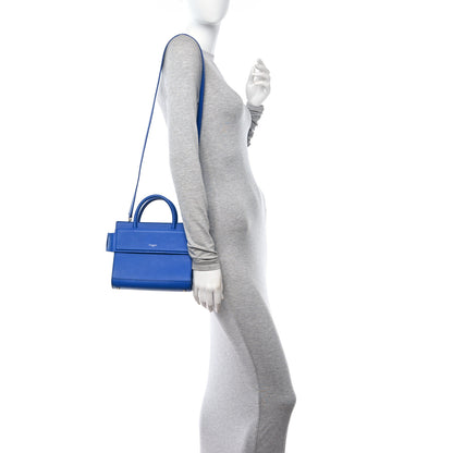 Givenchy Grained Calfskin Mini Horizon Satchel Blue 2 of 11