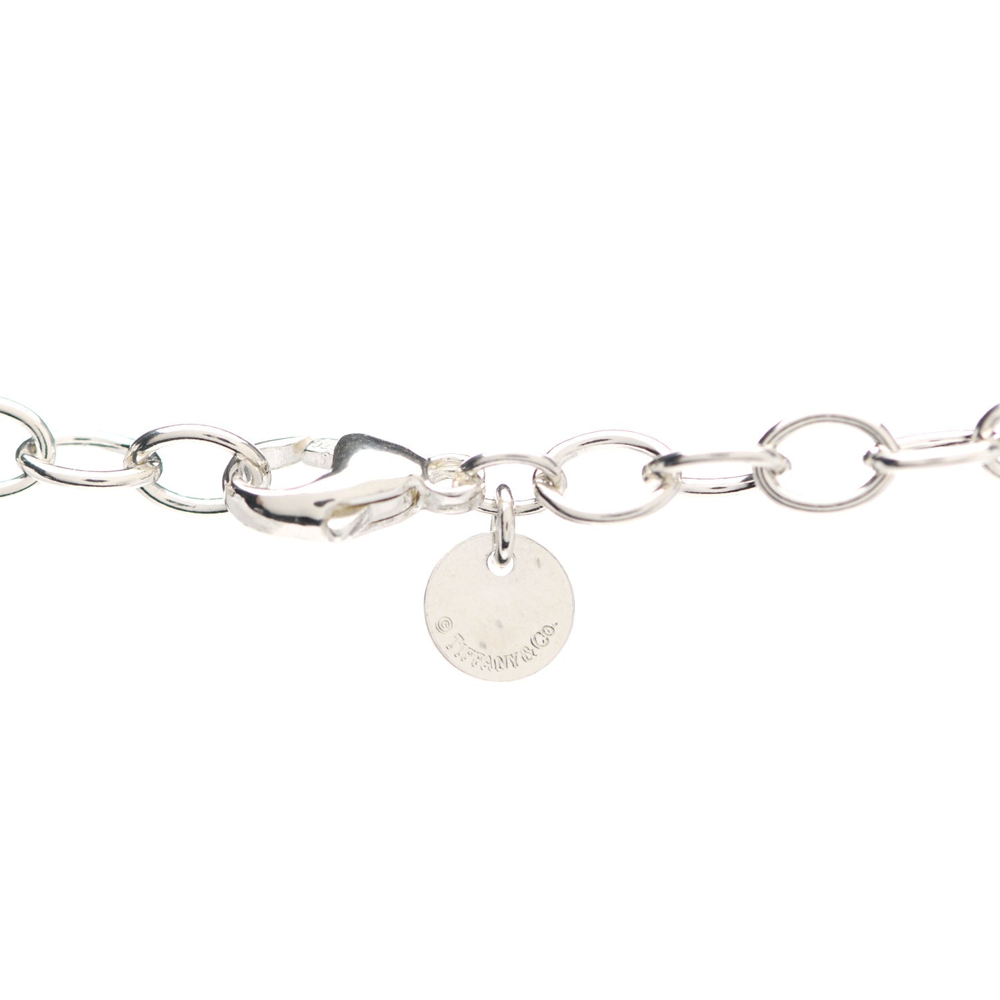 Sterling Silver Narrow Infinity Link Necklace