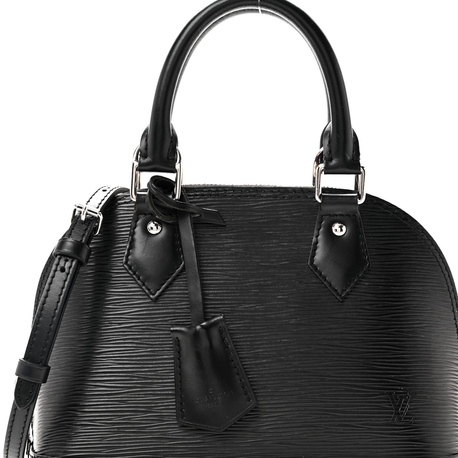 Louis Vuitton Epi Alma BB Black Black 7 of 11