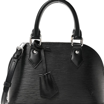 Louis Vuitton Epi Alma BB Black Black 7 of 11