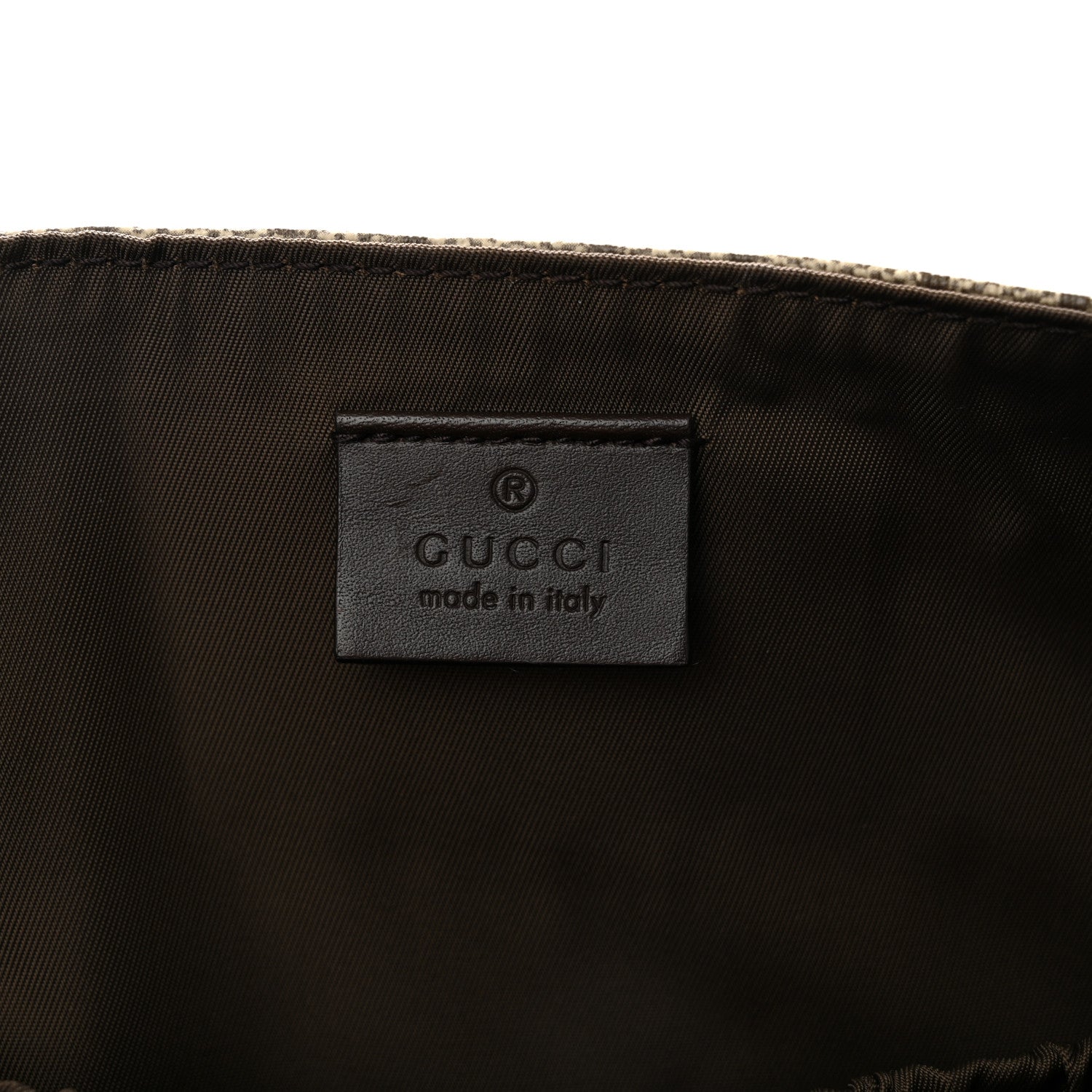 Gucci GG Plus Monogram Messenger Diaper Bag Dark Brown 6 of 13