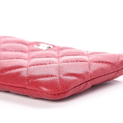 Chanel Caviar Quilted Small Cosmetic Case Pink 10 of 11