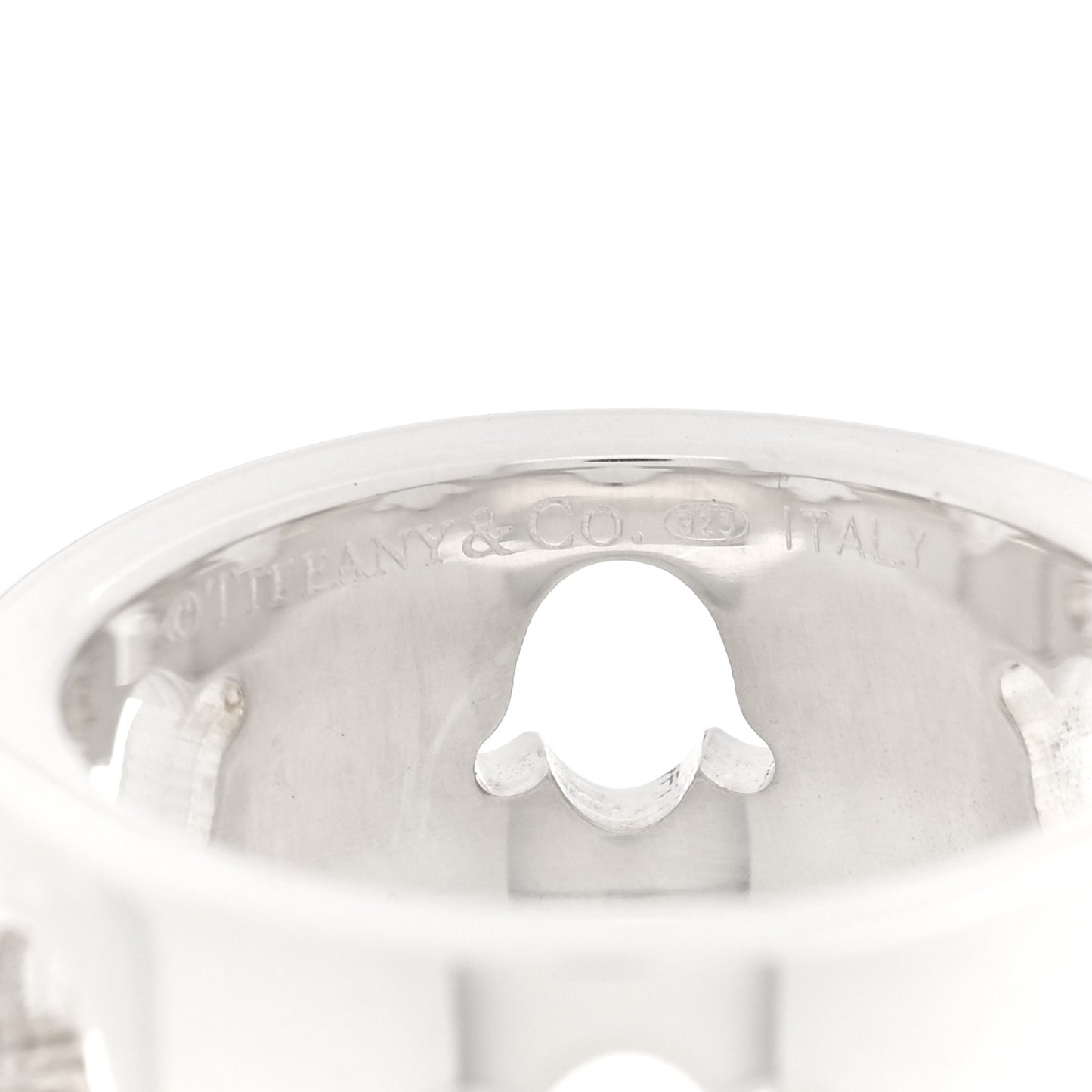 Sterling Silver Tulip Band Ring 53 6.25