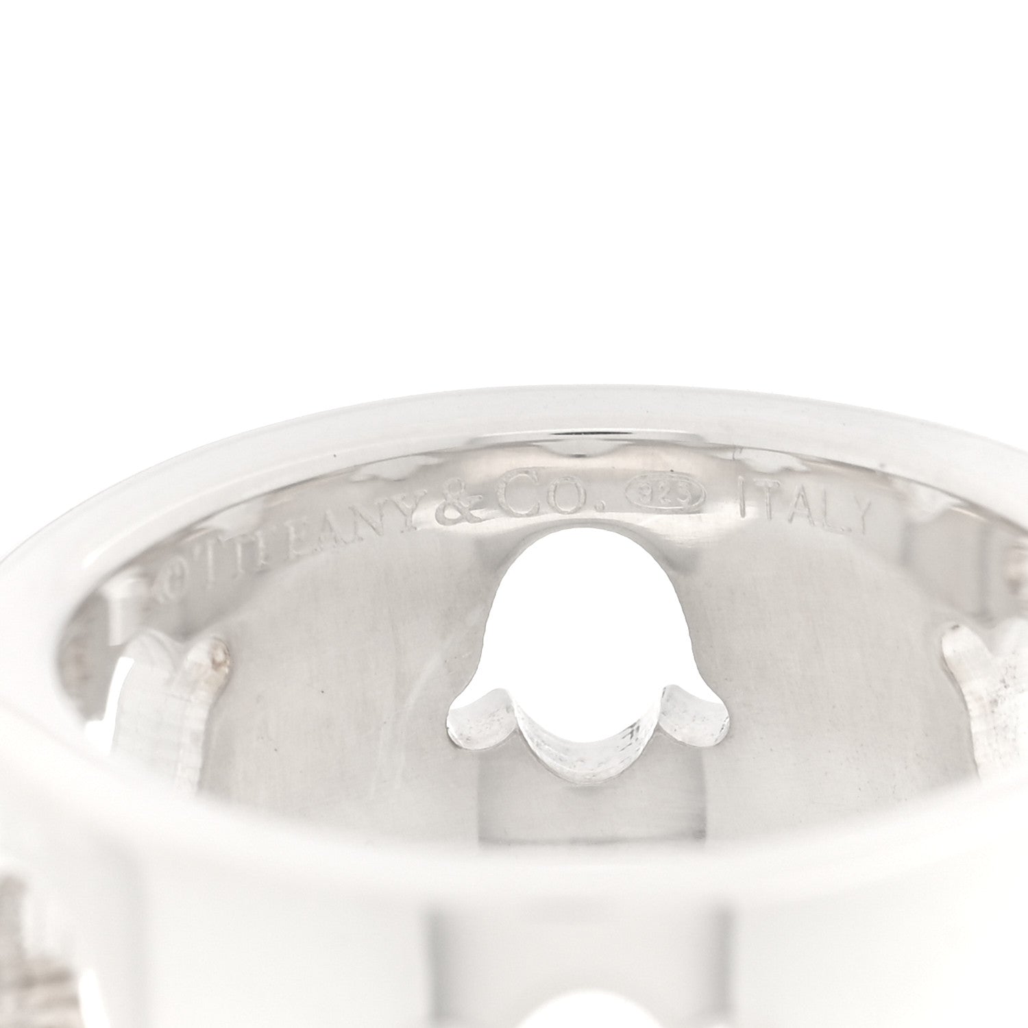 Tiffany Sterling Silver Tulip Band Ring 53 6.25 4 of 4